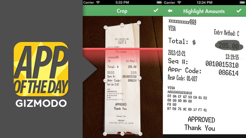 Illustration for article titled iPhone Apps of the Week: Receiptmate, Snap Save, and More